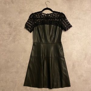 Zara leather dress
